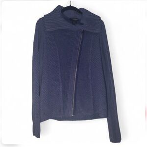 Calvin Klein Jeans Dark Blue Knit Jacket
